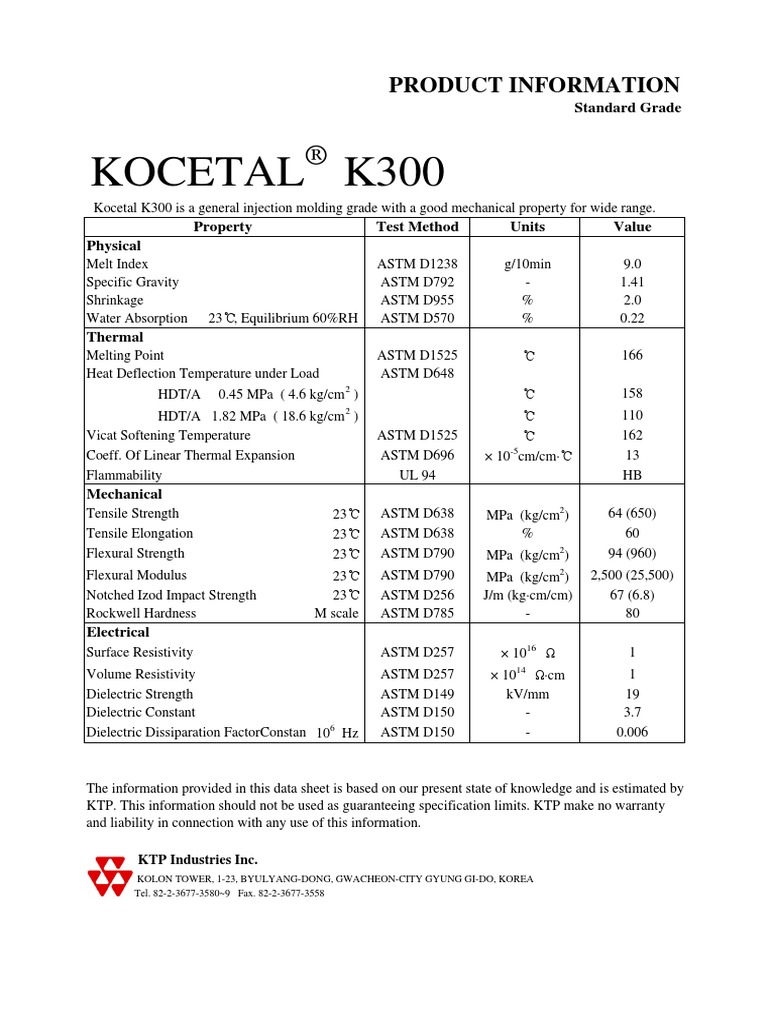 Kocetal K300: Product Information | PDF | Science & Mathematics | Computers