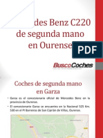 Mercedes Benz C220 de Segunda Mano en Ourense PDF