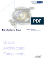 Introduction to Oracle architecture and components