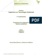 Unidad 1. Quimica Ambiental y Los Contaminantes PDF