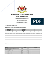 Borang Maklum Balas Simposium Neuroanestesia 2014