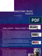 Analysing Music Videos