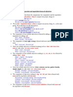 Comparative and Superlative Forms of Adjectives