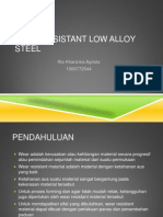 Wear Resistant Low Alloy Steel