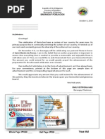 Letter For The Brgy Captain Pdf Science Science And Technology