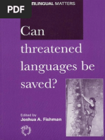 Download Can Threatened Languages Be Savedpdf by Adina Miruna SN242168950 doc pdf