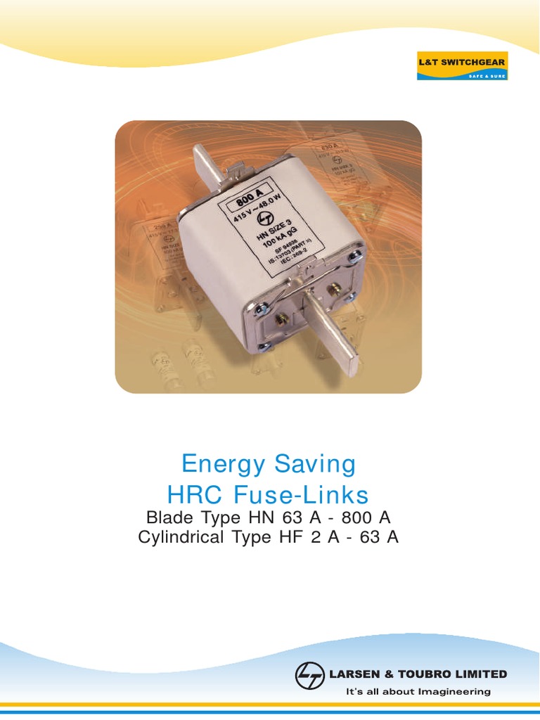 HRC Fuse-Links: HN & HF Types Overview | PDF | Fuse (Electrical ...