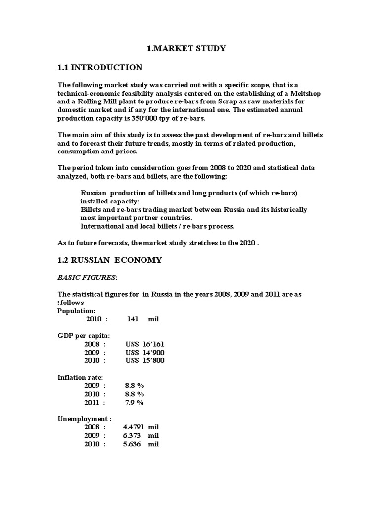 Market Study - Final | PDF | Finance & Money Management