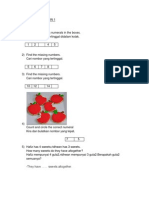 Kuiz Matematik Tahun 1