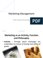  Marketing Management