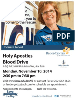 Holy Apostles Blood Drive