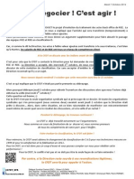 Négocier ! C'est Agir !: A La CFDT On Discute Avec Les Indiens Avant de Tirer