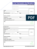 Livro de Registro Dos Funcionários Dos Moradore PDF