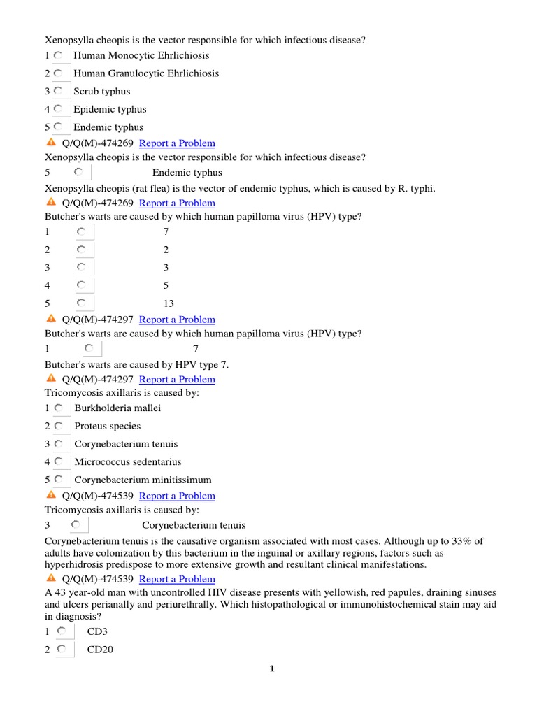 An Infectious Disease of Skin MCQs Herpes Simplex Staphylococcus