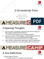 MeasureCamp - JavaScript Tricks