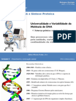 DNA e estrutura em dupla hélice