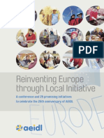 Reinventing Europe through Local Initiative
