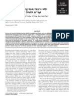 Electrical Recording From Hearts With Flexible Nanowire Device Arrays