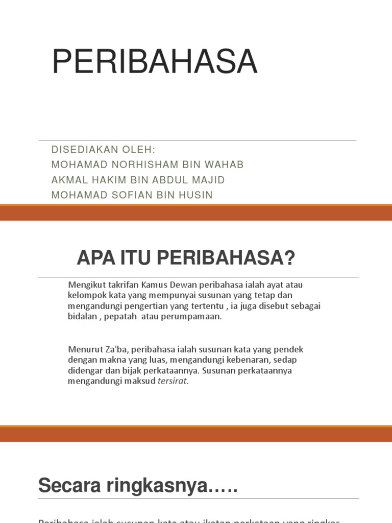 Peribahasa Bahasa Melayu Pdf