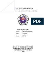 Download Makalah Etika Profesi Dalam Bidang Teknik Komputerpdf by Gustorino Abiyanto SN242197136 doc pdf