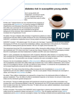 Coffee Increases Prediabetes Risk in Susceptible Young Adults PDF