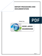 Export Import Documentation