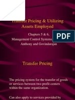 Transfer Pricing & Utilizing Assets Employed