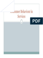 Consumer Behavior in Services: Expectations, Evaluations and Encounters