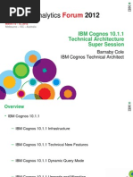 Cognos BI 10 Technical Super Session PDF