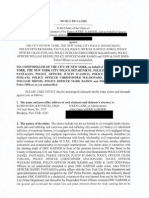 Eric Garner Notice of Claim