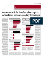 Generación Z de Limeños Ahorra para Actividades Sociales, Moda y Tecnología