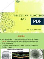 Macular Function Test: Dr. Pushpanjali