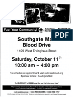 AAMA Blood Drive Flyer 2014