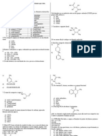 2a Lista de Exercícios de Grupos Funcionais e Nomenclatura de Compostos Organicos