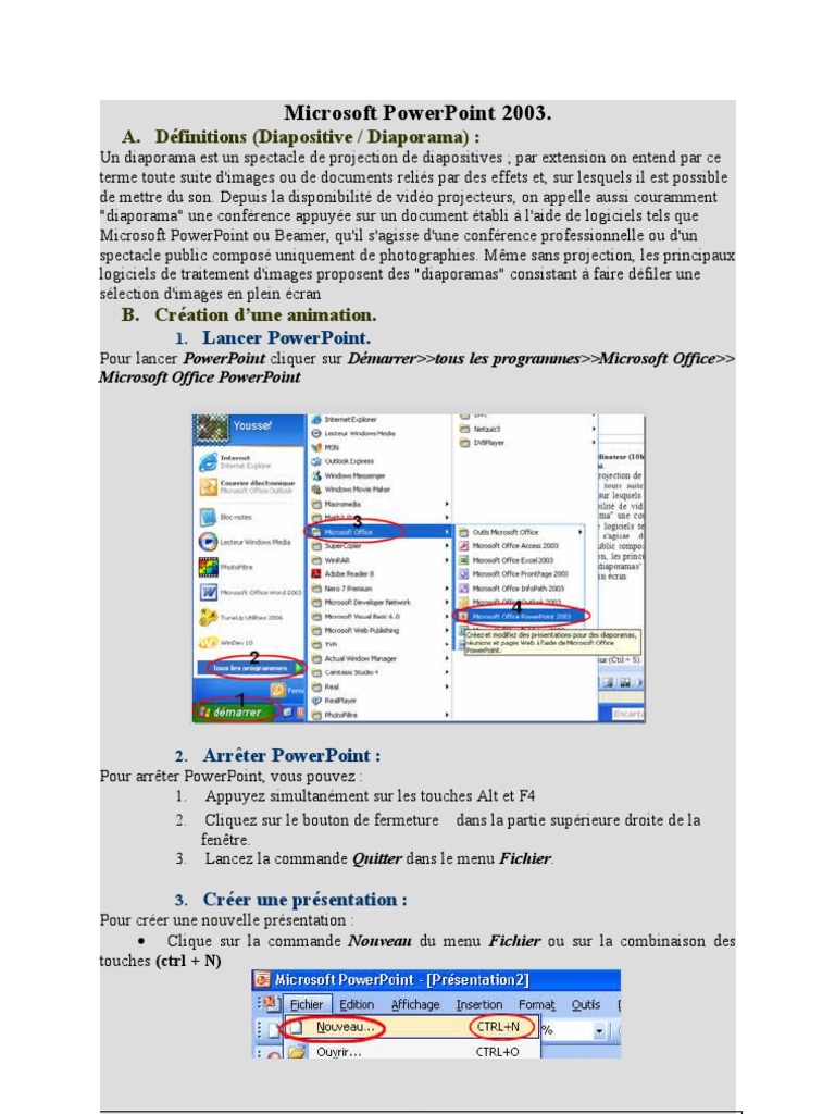 Microsoft Power Point 2003 | PDF | Microsoft Powerpoint | Informatique