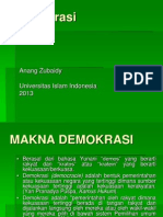 Demokrasi Dan Pendidikan Demokrasi