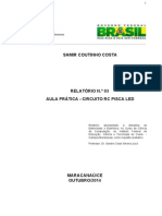 Relatório Da Prática Circuito RC Pisca Led - Samir C Costa - v1 PDF