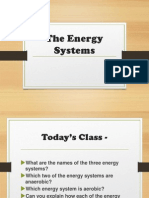 Energy Systems Lesson