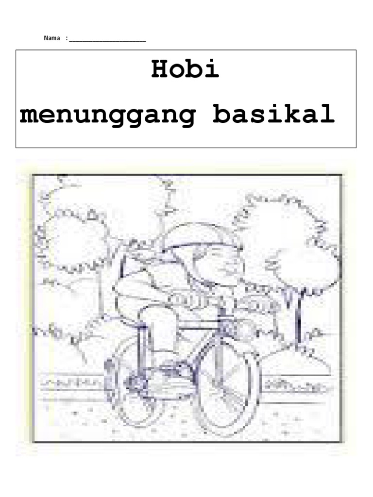 Gambar Tema Hobi Saya