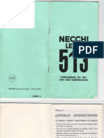 Necchi Lelia 513 Sewing Machine Manual