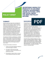 Policy Brief Advertising New Media Online