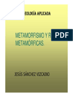 Geo Aplicada. Tema 5 Metamorfismo PDF