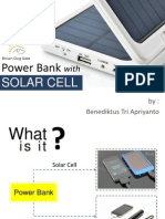 Power Bank With SOLAR CELL