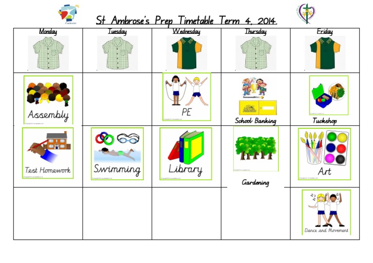 General Prep Timetable t4 | PDF