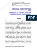 Decentrailized Architeture Power Elctronics