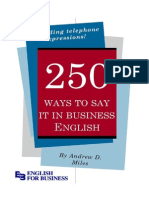 250 Ways To Say It Bookmarked