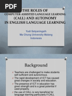 Download The Roles of Computer-Assisted Language Learning by Millano Andretti SN242266415 doc pdf