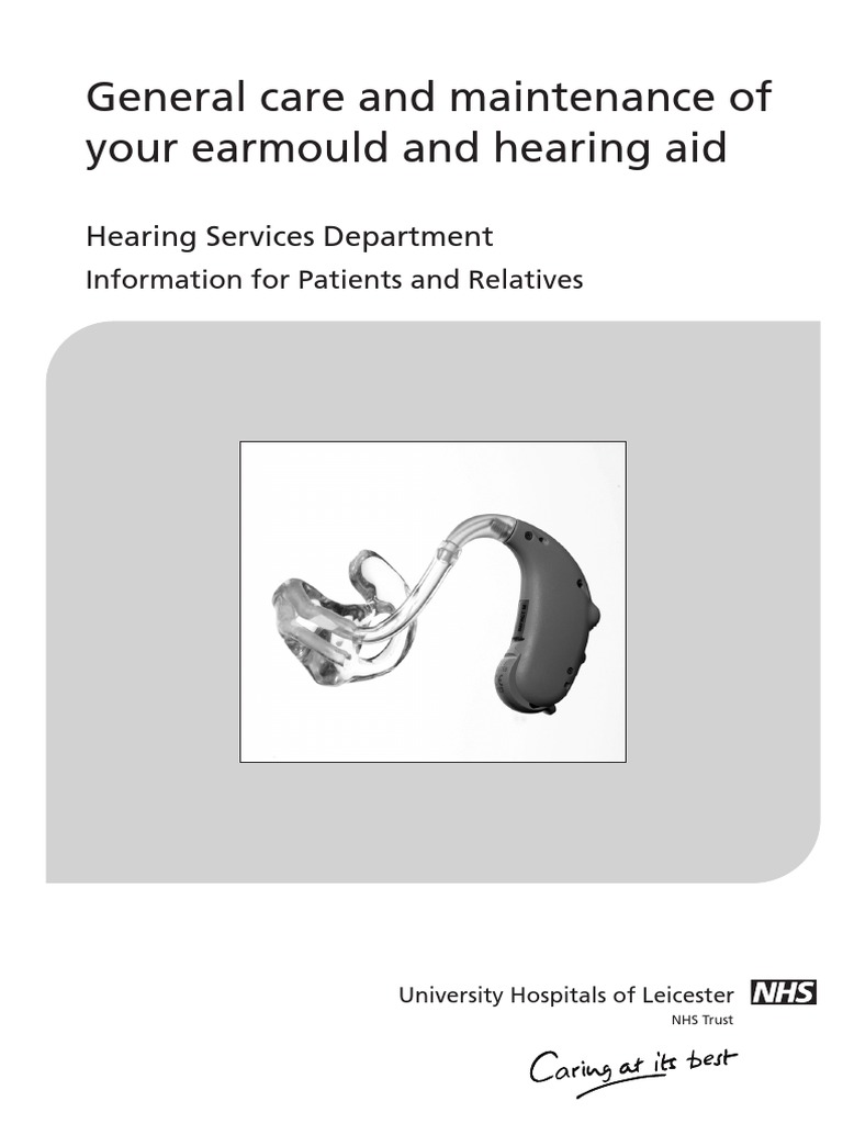 Hearing Aid Care and Troubleshooting Guide | PDF | Hearing Aid ...