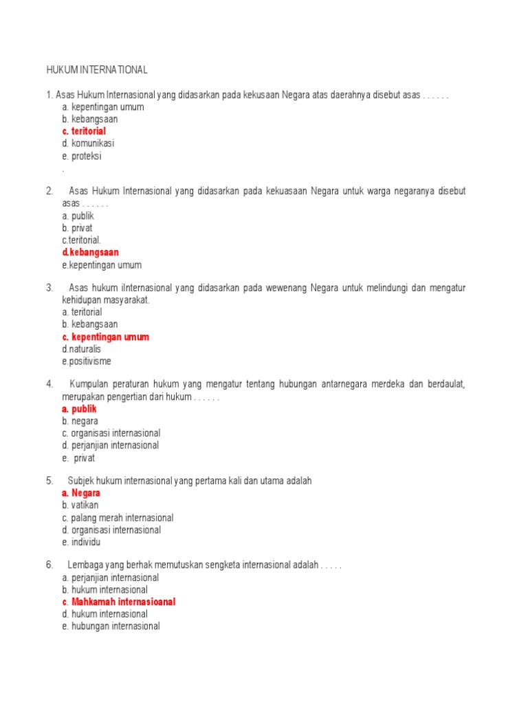 Hukum International Pkn