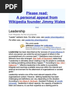 Download Please Read A Personal Appeal From Wikipedia Founder Jimmy Wales by minnichauhan19 SN24227584 doc pdf